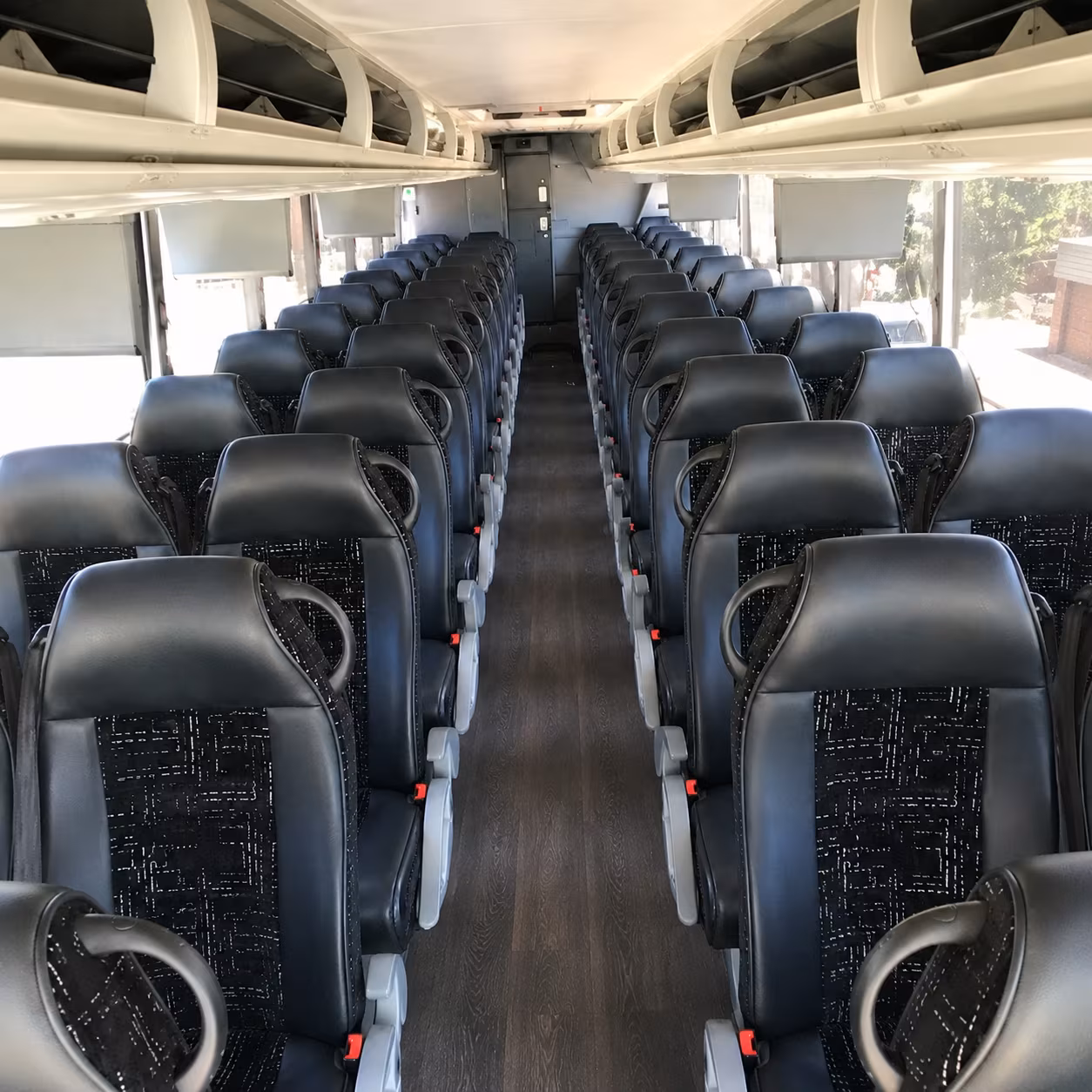 boulder charter bus services interior